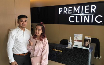Yumi Meiki one of the Top Bloggers in Malaysia with Dr. Kee Yong Seng on MesoLipo Fat Melting Injection treatment.