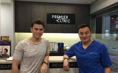 Famous Singer Sean Chong Visited Premier Clinic
